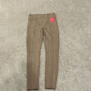 Spanx faux suede leggings